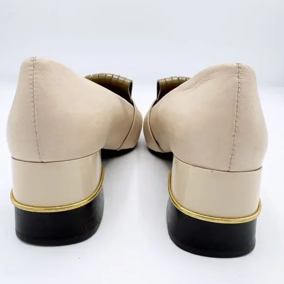 Tory Burch Multi Logo Kiltie Loafer Pumps (Size 6) - Picture 8 of 16